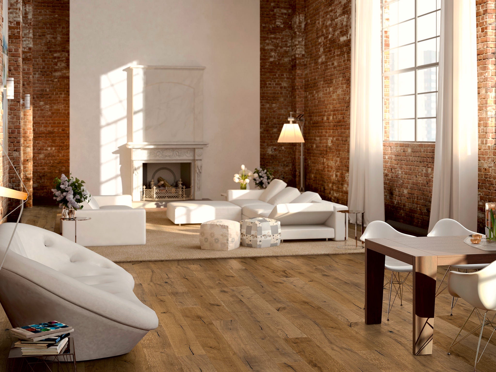 M1009Z Brushed & UV Oiled 20mm Engineered Wood Flooring