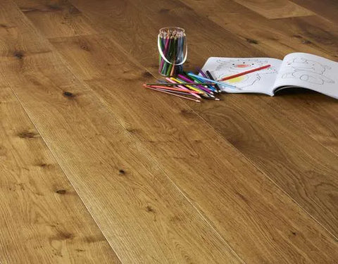 E3003a Oak Smoked Rustic Oiled Engineered Wood Flooring