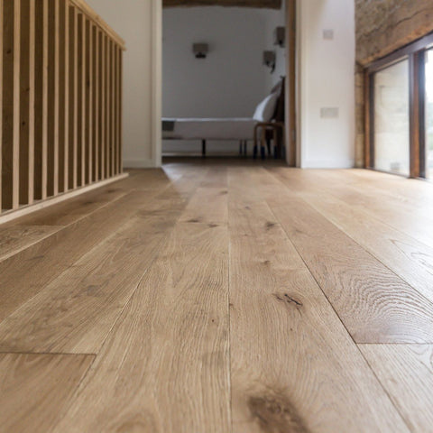 V4 A104 Upland Oak Rustic Brushed & UV Oiled Engineered Flooring
