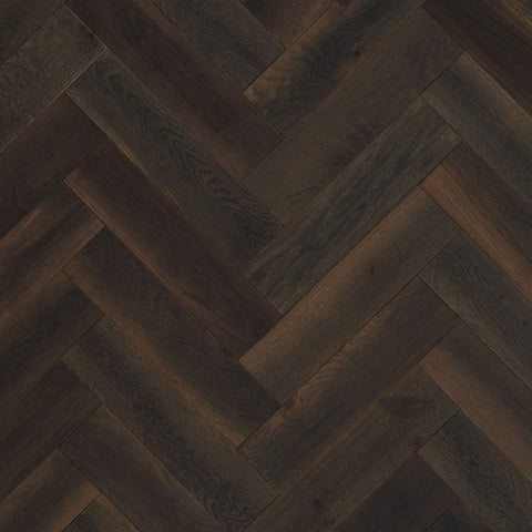 Furlong Flooring - Herringbone Scorched Oak 14237 Engineered Flooring