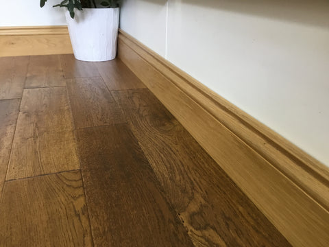 Oak Handscraped Cognac Stained 14/3x190x1900mm Engineered Wood Flooring